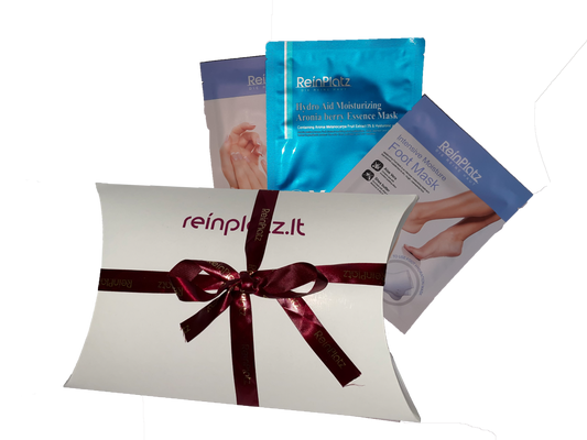 DOVANA: Aronijos veido, rankų ir pėdų kaukių rinkinys (3vnt.)